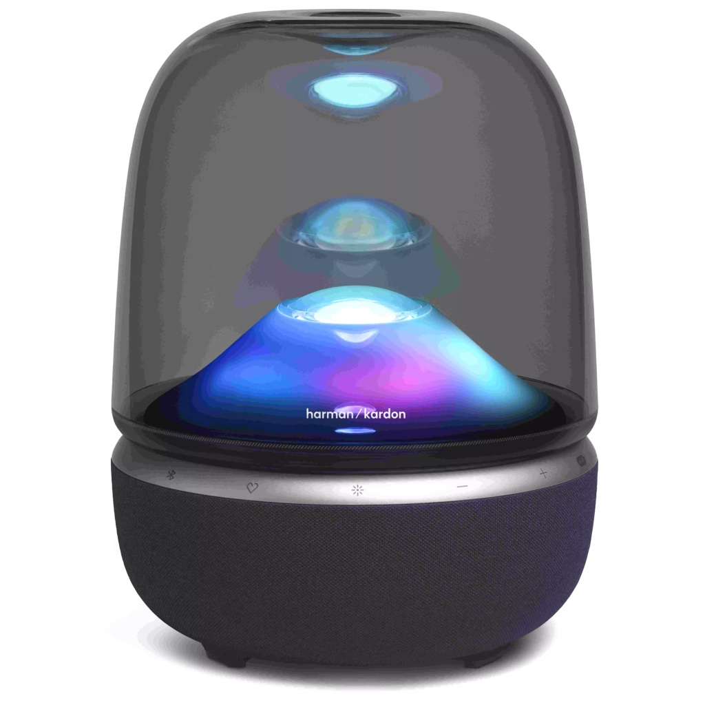 Акустична система Harman Kardon Aura Studio 5 White/Silver (HKAURAS5WFBSEP) - фото 1