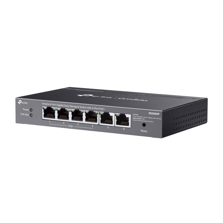 Комутатор мережевий TP-Link ES206GP - фото 3
