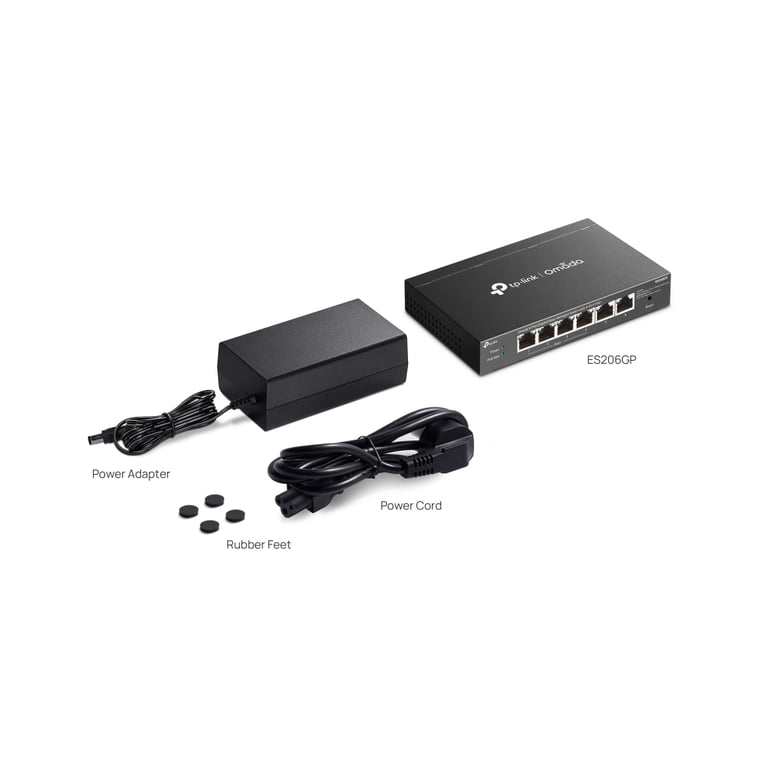 Комутатор мережевий TP-Link ES206GP - фото 6