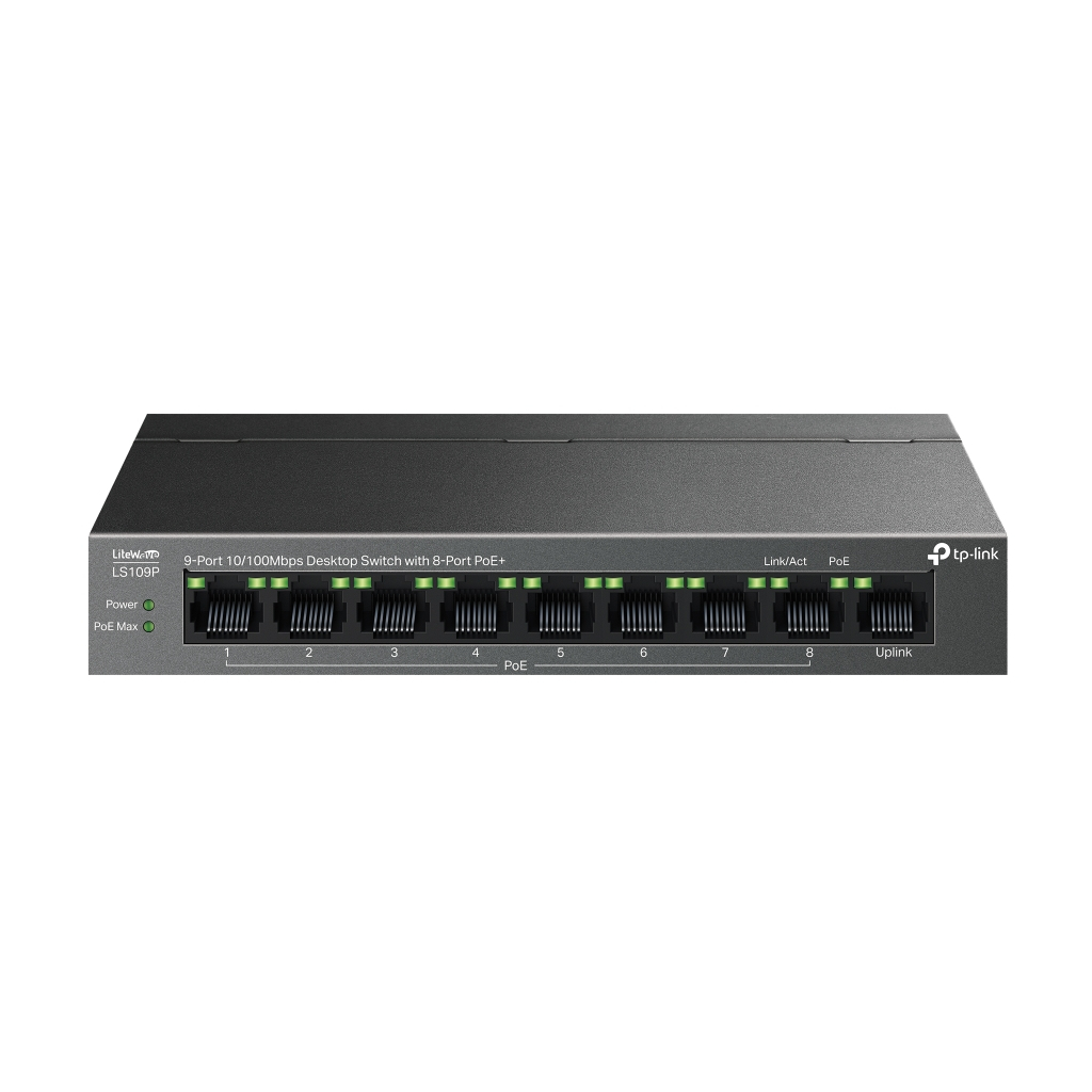 Комутатор мережевий D-Link LS109P - фото 1 Комутатор мережевий D-Link LS109P - фото 1