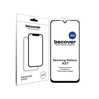 Скло захисне BeCover 10D Samsung Galaxy A27 SM-A276 Black (714915) - фото 1