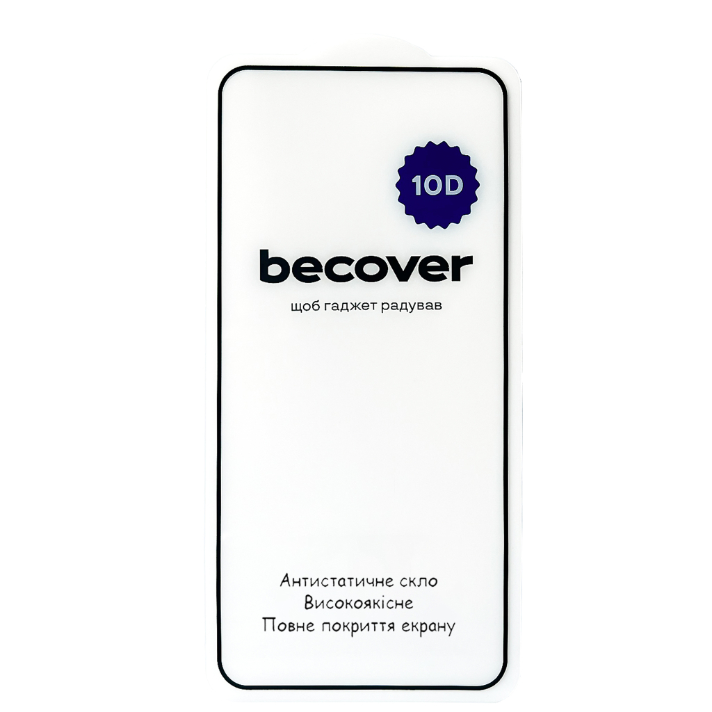 Скло захисне BeCover 10D Samsung Galaxy A57 SM-A576 Black (714919) - фото 3 Скло захисне BeCover 10D Samsung Galaxy A57 SM-A576 Black (714919) - фото 3