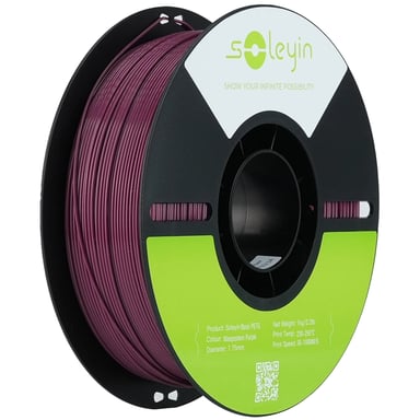 Пластик для 3D-принтера Creality Soleyin PETG 1.75мм, 1кг, purple mangosteen (3301030161) - фото 1