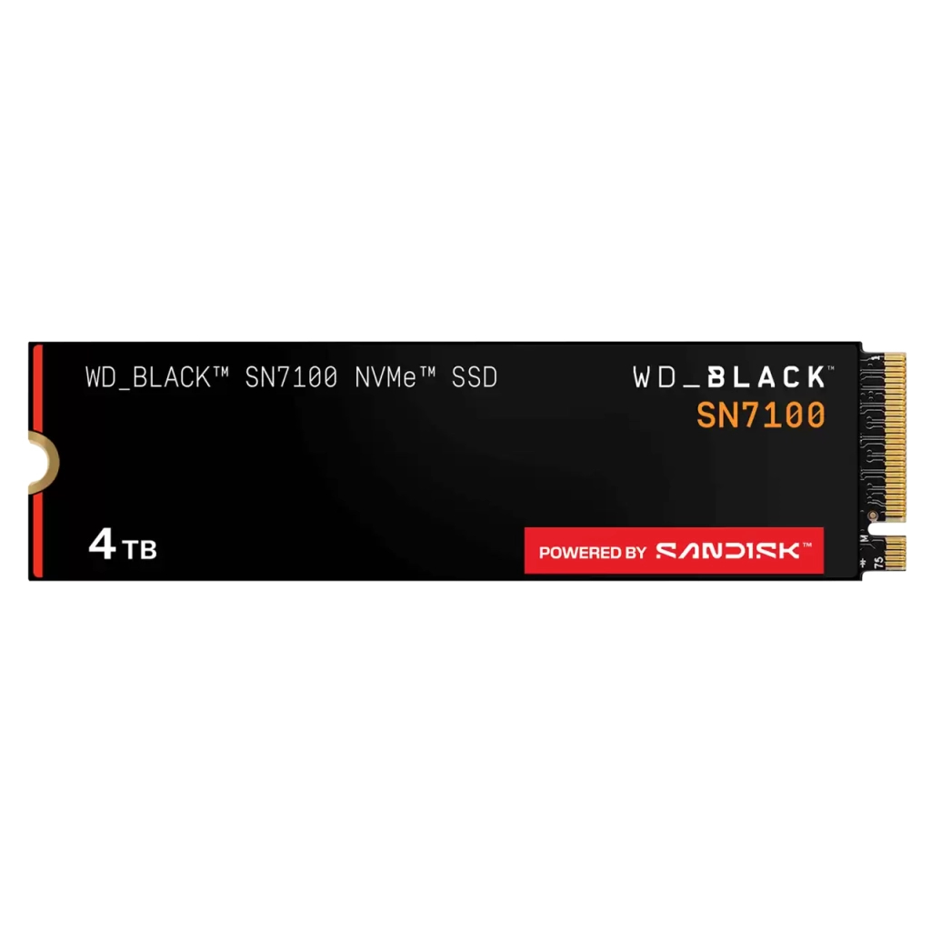 Накопичувач SSD M.2 2280 4TB BLACK SN7100 WD (WDS400T4X0E-00CJA0) - фото 1