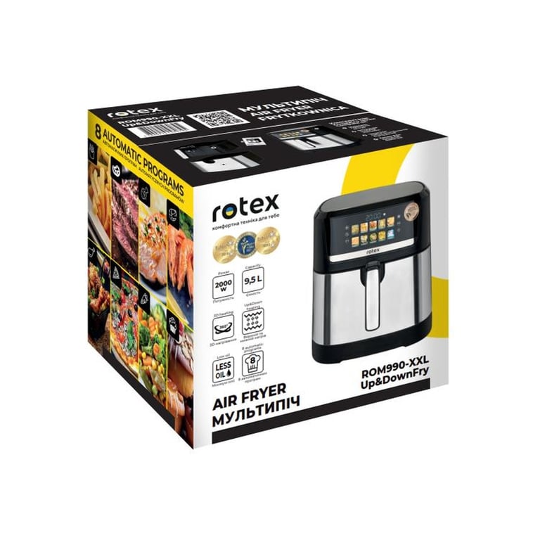 Мультипіч Rotex ROM990-XXL Up&DownFry - фото 8