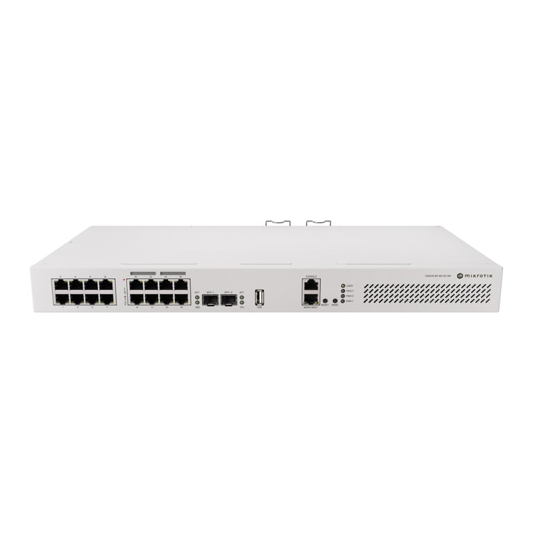 Комутатор мережевий Mikrotik CRS418-8P-8G-2S+RM - фото 1