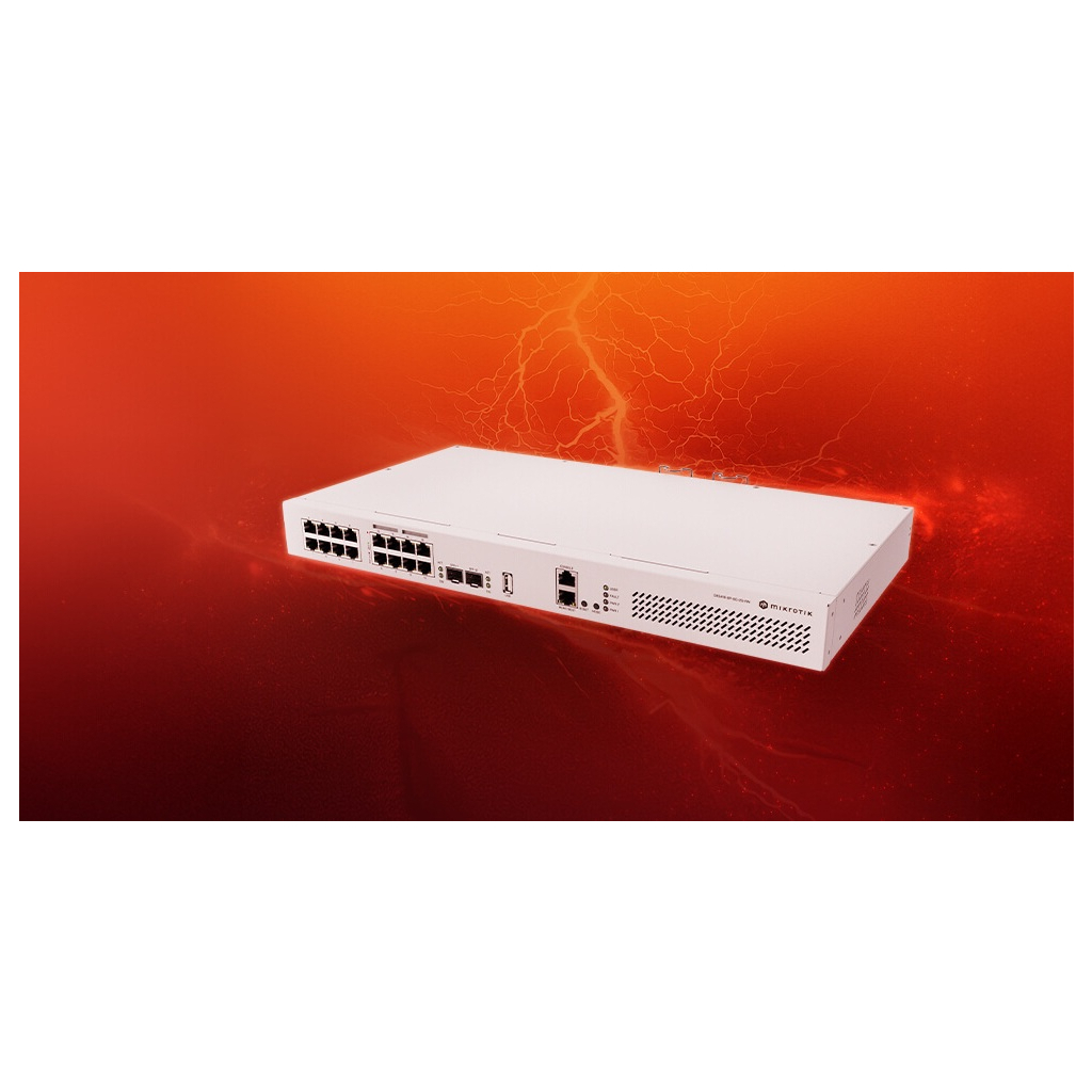 Комутатор мережевий Mikrotik CRS418-8P-8G-2S+RM - фото 4 Комутатор мережевий Mikrotik CRS418-8P-8G-2S+RM - фото 4