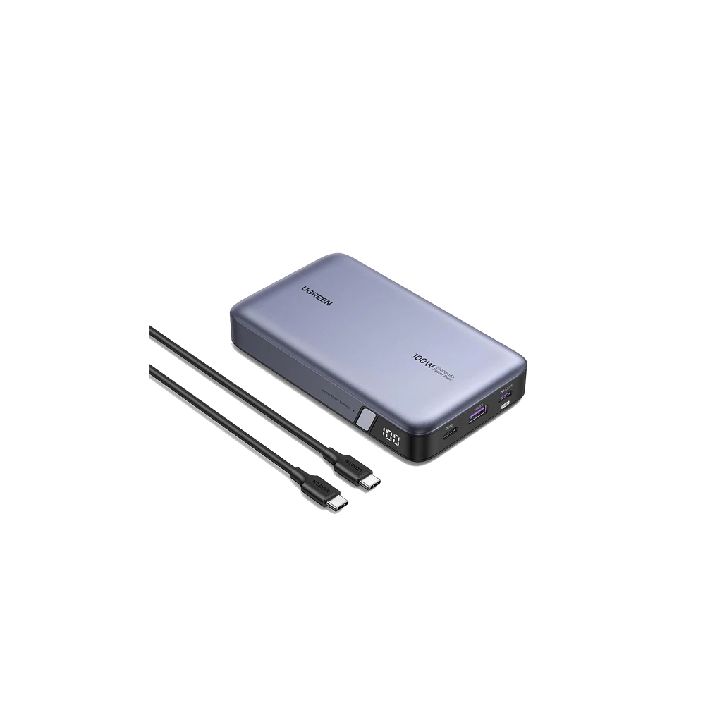 Батарея універсальна Ugreen 20000mAh 100W Two-way Fast Charging (PB720 25188) - фото 1