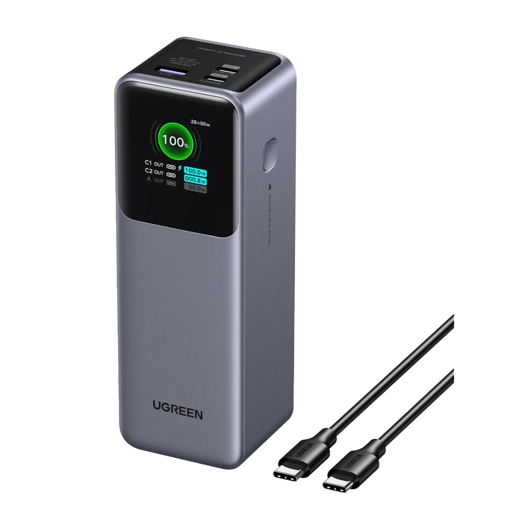Батарея універсальна Ugreen 25000mAh 200W Nexode Smart Display (PB722 35525B) - фото 1