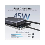 Батарея універсальна Ugreen 20000mAh 45W with Built-in Cable (PB536 55988B) - фото 4