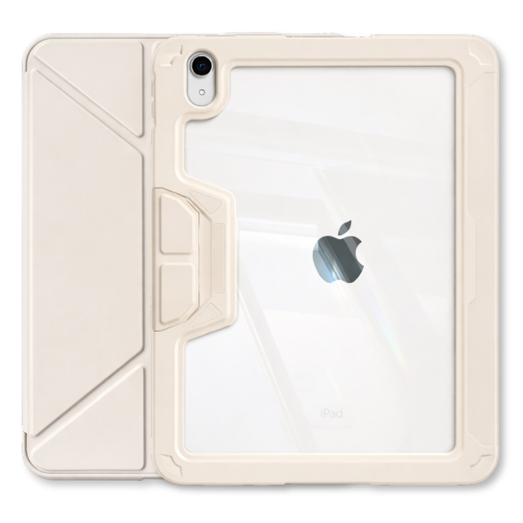 Чохол до планшета BeCover Rugged Origami Transparent Apple iPad 10.9" (2022/2024) / iPad (A16) 2025 11" Beige (714970) - фото 1