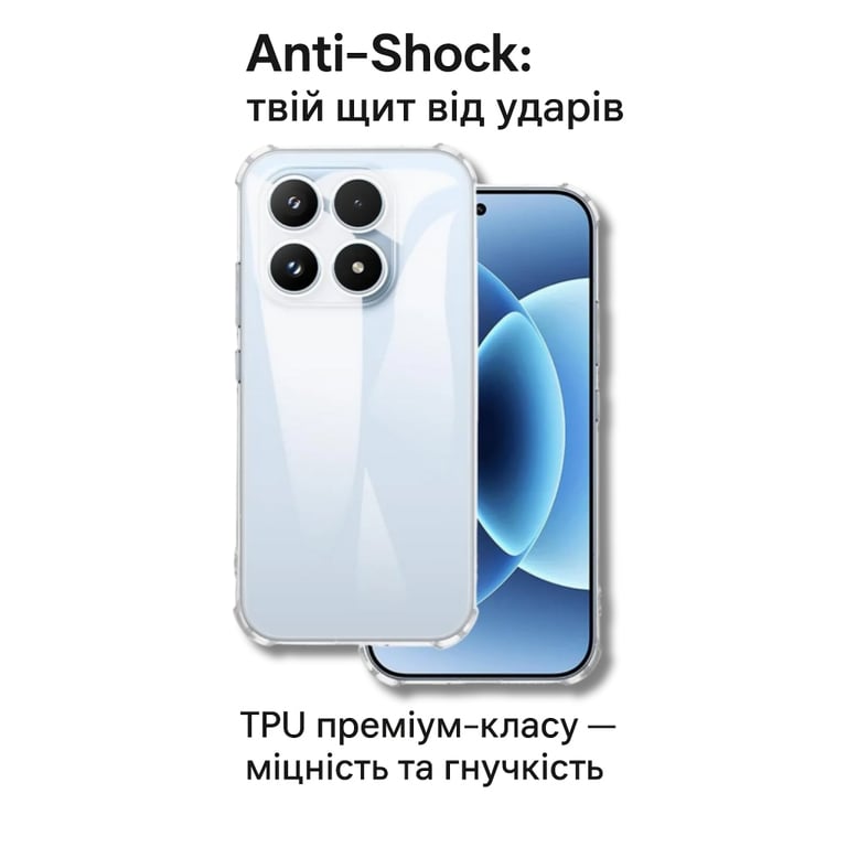 Чохол до мобільного телефона BeCover Anti-Shock Xiaomi 17 Clear (714955) - фото 6
