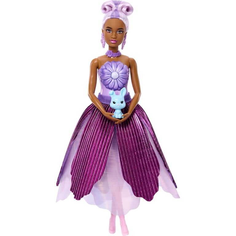 Лялька Barbie Набір-сюрприз з лялькою Barbie Petal Pop Фіолетова маргаритка (JMF58) - фото 2