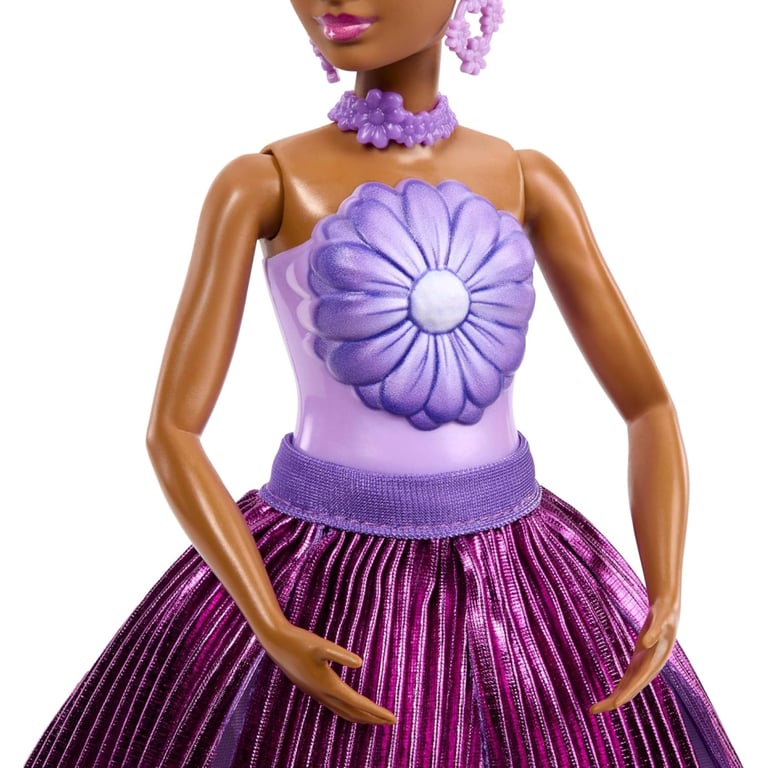 Лялька Barbie Набір-сюрприз з лялькою Barbie Petal Pop Фіолетова маргаритка (JMF58) - фото 4