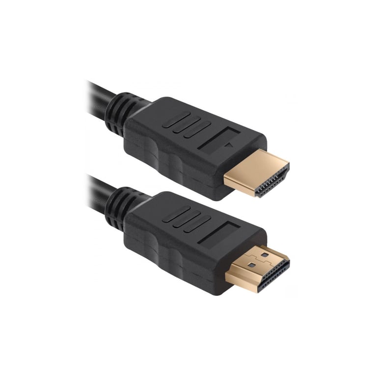 Кабель мультимедійний HDMI M to HDMI M 2.0m V1.4 black Defender (87336) - фото 3
