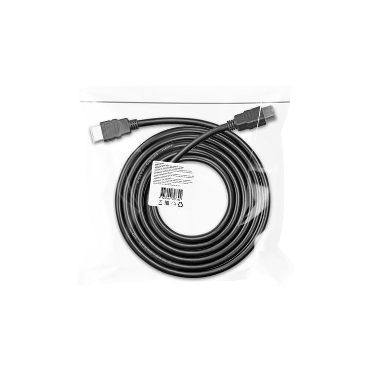 Кабель мультимедійний HDMI M to HDMI M 2.0m V1.4 black Defender (87336) - фото 4