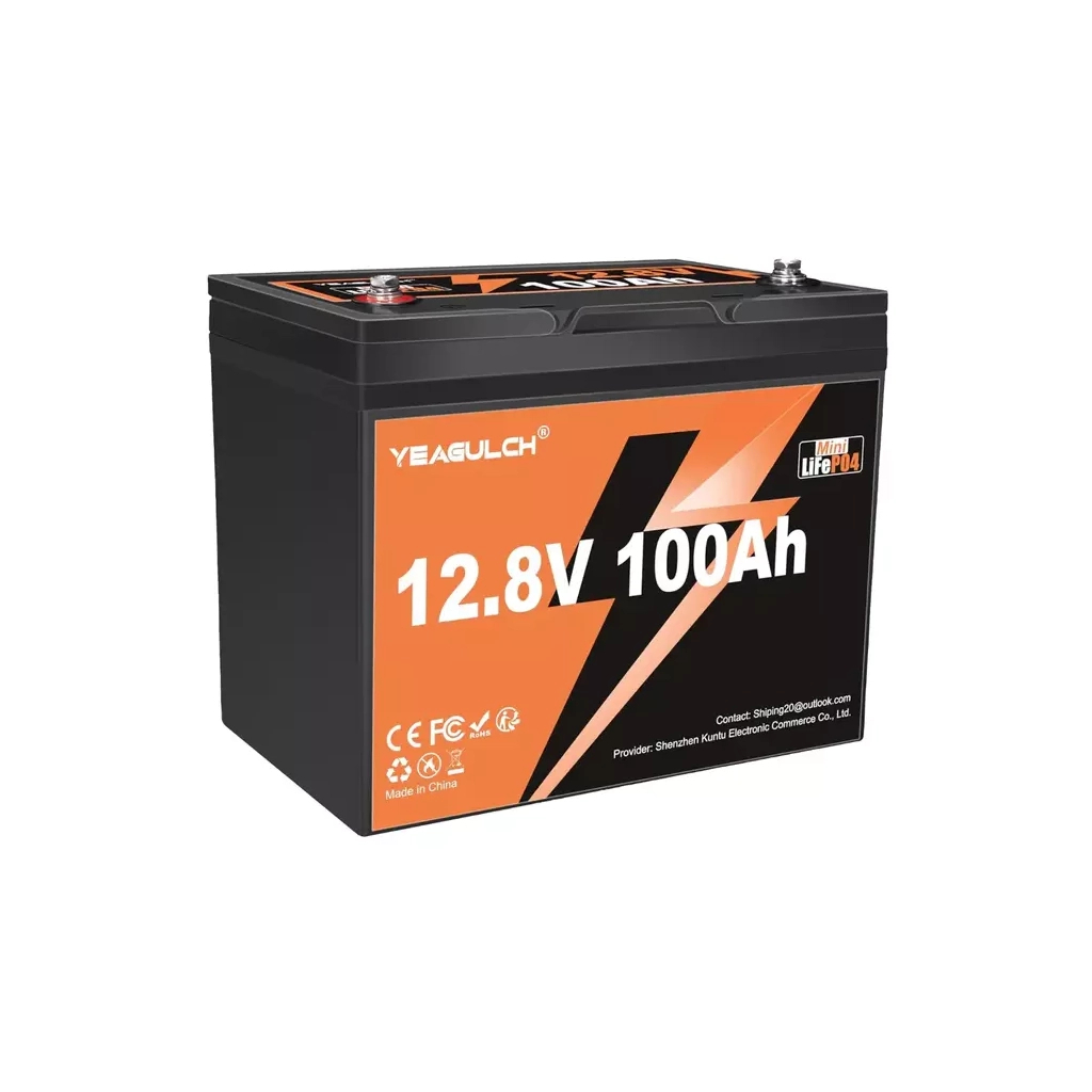Батарея LiFePo4 YEAGULCH 12.8V - 100Ah (YEAGULCH-12,8V/100Ah) - фото 2 Батарея LiFePo4 YEAGULCH 12.8V - 100Ah (YEAGULCH-12,8V/100Ah) - фото 2