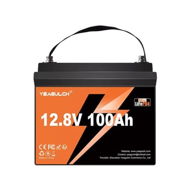 Батарея LiFePo4 YEAGULCH 12.8V 100Ah Mini Max (YEAGULCH-12,8V/100Ah Max) - фото 1