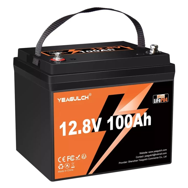 Батарея LiFePo4 YEAGULCH 12.8V 100Ah Mini Max (YEAGULCH-12,8V/100Ah Max) - фото 2