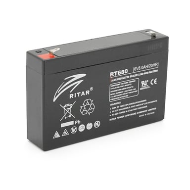 Батарея до ДБЖ Ritar AGM RT680G, 6V-8Ah (RT680G) - фото 1