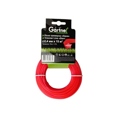 Жилка косильна Gartner "Зірка" 2,4 мм × 15 м (41124015) - фото 1