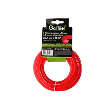 Жилка косильна Gartner "Зірка" 2,7 мм × 15 м (41127015) - фото 1