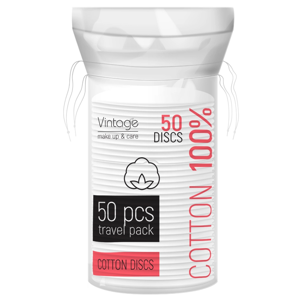 Ватні диски Vintage Cotton Travel Pack 50 шт. (4820204703615) - фото 1