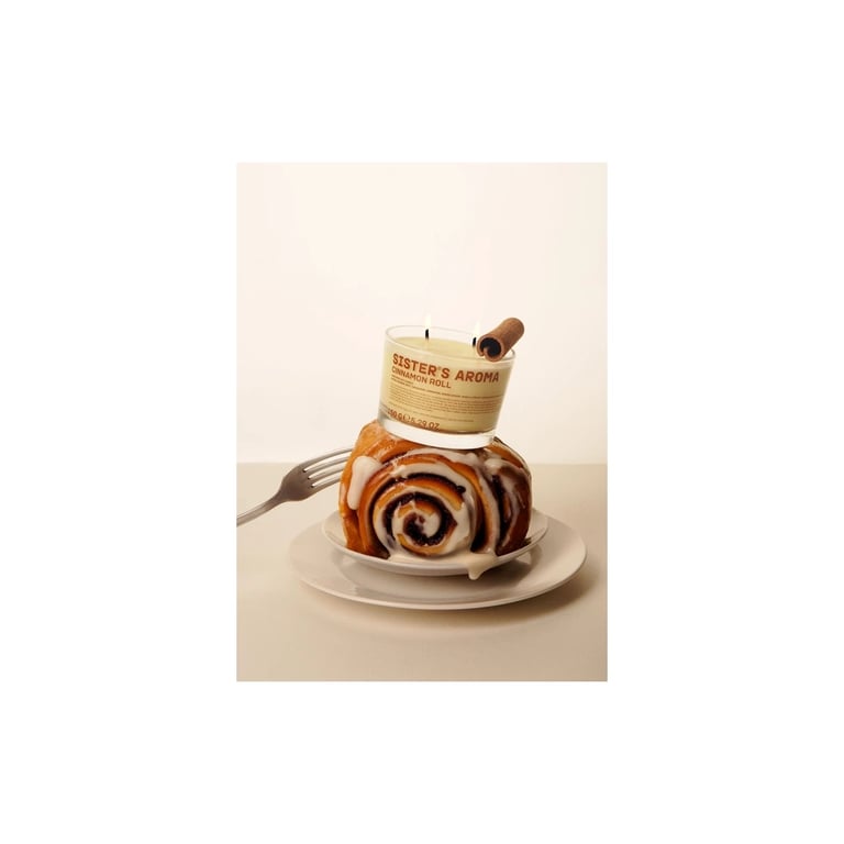 Ароматична свічка Sister's Aroma Cinnamon Roll 150 г (4820227786367) - фото 4
