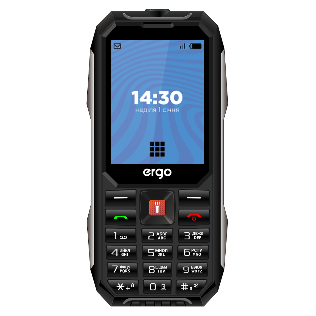 Мобільний телефон Ergo E283 Black - фото 2 Мобільний телефон Ergo E283 Black - фото 2