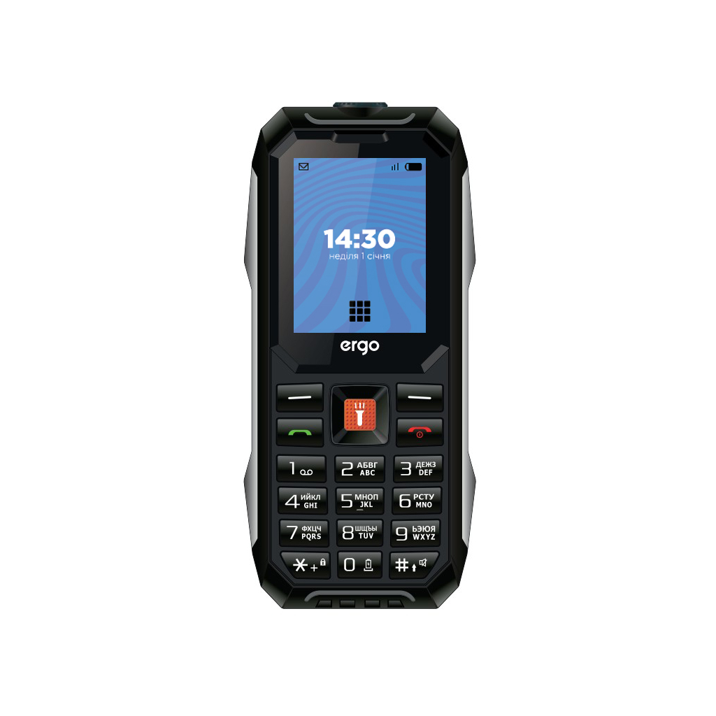 Мобільний телефон Ergo E182 Black - фото 1 Мобільний телефон Ergo E182 Black - фото 1