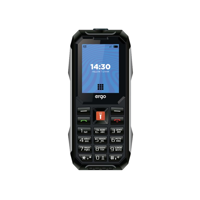 Мобільний телефон Ergo E182 Black - фото 1