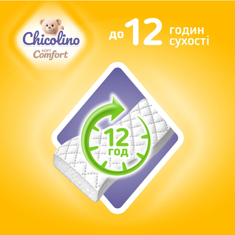 Підгузки Chicolino Soft comfort Розмір 3 (4-9кг) 36 шт (4820204703530) - фото 4