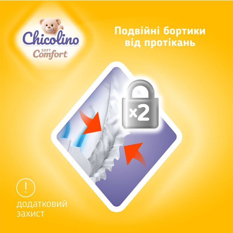 Підгузки Chicolino Soft comfort Розмір 3 (4-9кг) 36 шт (4820204703530) - фото 5