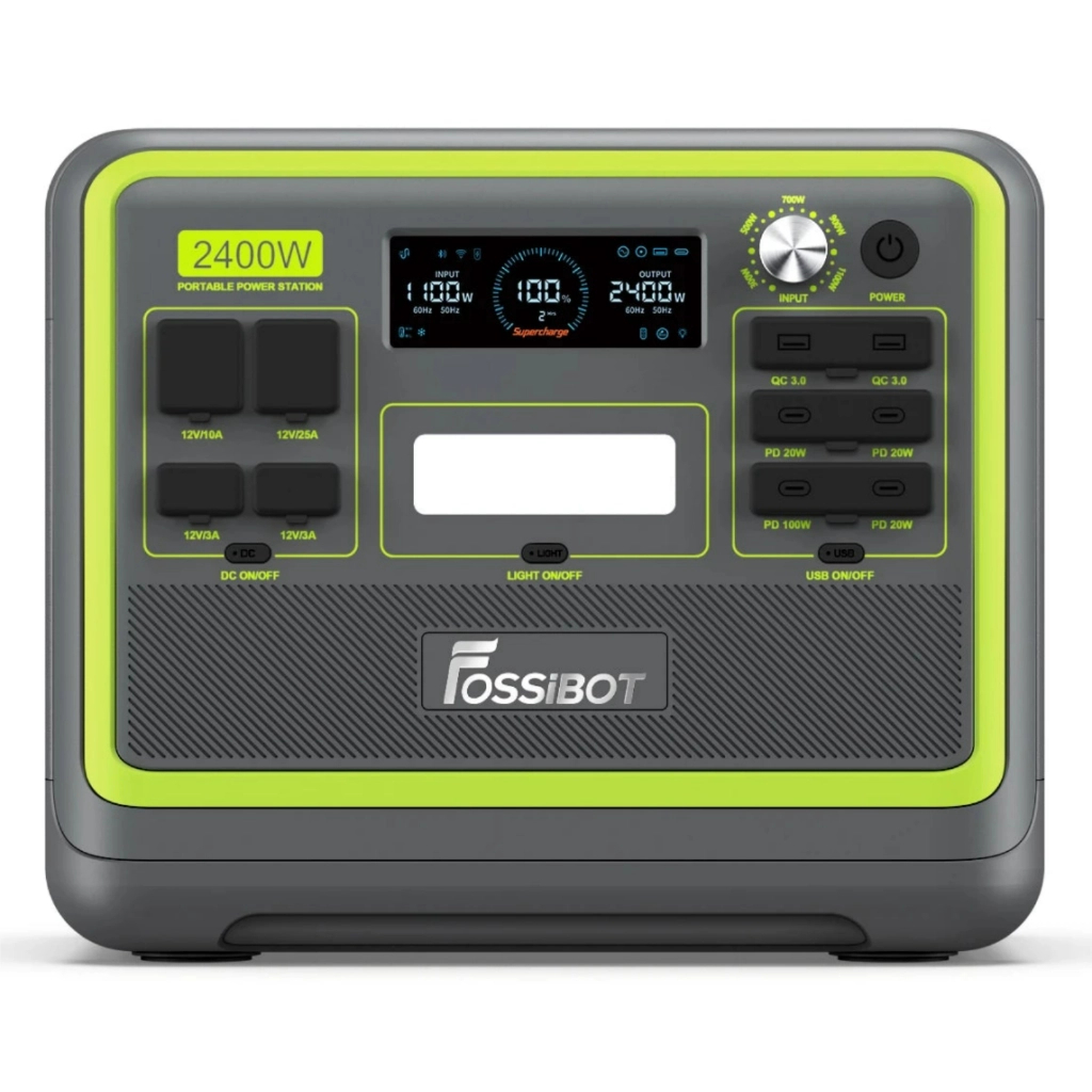 Зарядна станція FOSSIBOT F2400 2200W 2048Wh (FOSSiBOT F2400) - фото 1 Зарядна станція FOSSIBOT F2400 2200W 2048Wh (FOSSiBOT F2400) - фото 1
