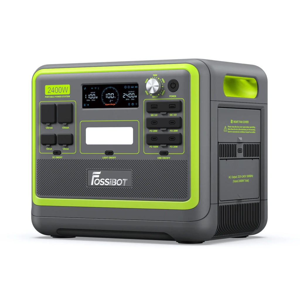 Зарядна станція FOSSIBOT F2400 2200W 2048Wh (FOSSiBOT F2400) - фото 6 Зарядна станція FOSSIBOT F2400 2200W 2048Wh (FOSSiBOT F2400) - фото 6