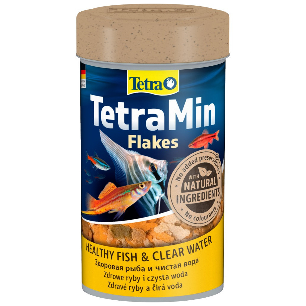 Корм для риб Tetra Min Flakes для тропічних акваріумних рибок в пластівцях 100 мл (4004218813045) - фото 1 Корм для риб Tetra Min Flakes для тропічних акваріумних рибок в пластівцях 100 мл (4004218813045) - фото 1