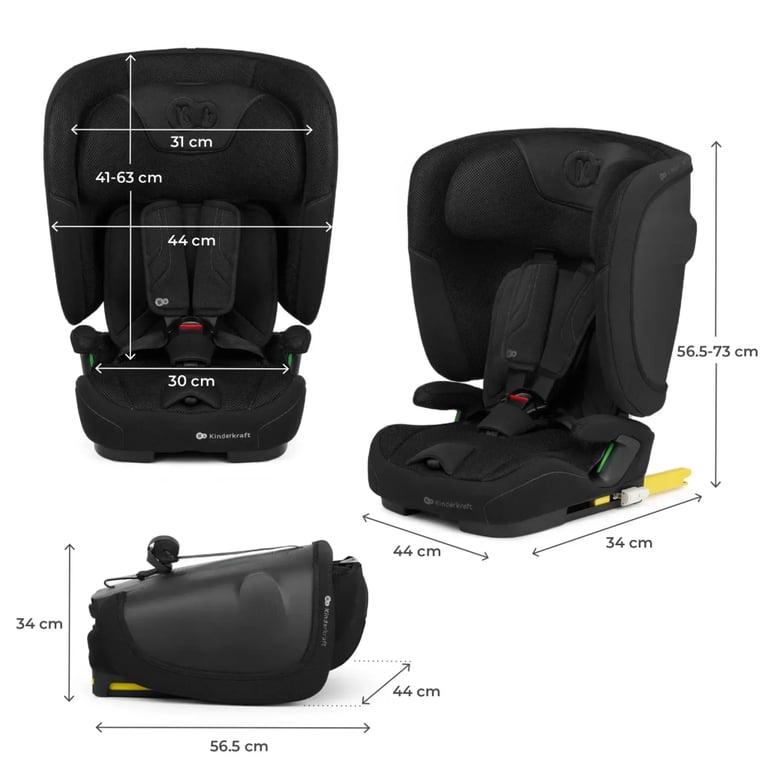 Автокрісло Kinderkraft Fix2Go i-Size Black (KCFI2GO0BLK0000) (5902533925889) - фото 10