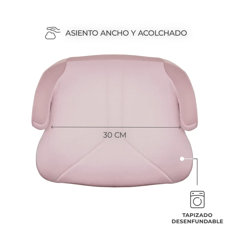 Автокрісло Kinderkraft i-Boost 2 бустер Pink (KCIBOO02PNK0000) (5902533929184) - фото 3