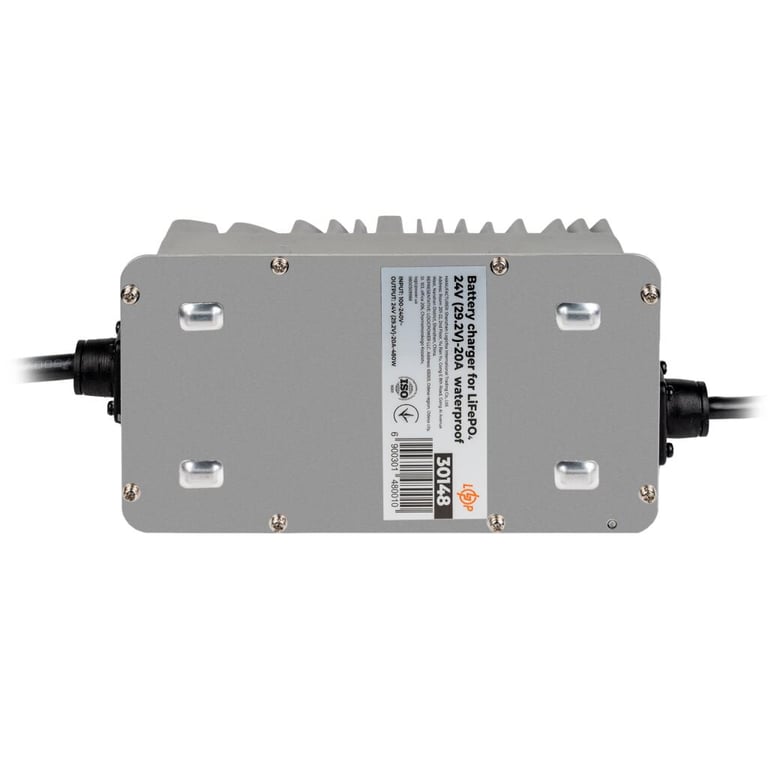 Мережевий зарядний пристрій для АКБ LogicPower LiFePO4 24V (29.2V)-20A waterproof (30148) - фото 5