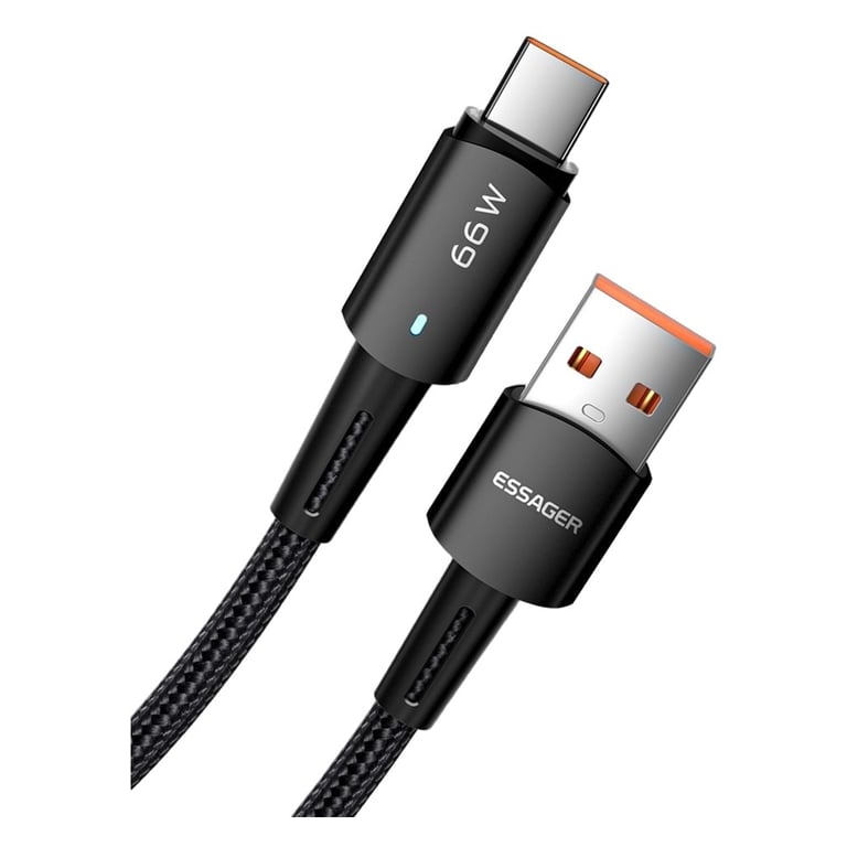 Дата кабель USB 2.0 AM to USB-C 0.5m 6A Essager (EXCT-CGB01) - фото 2