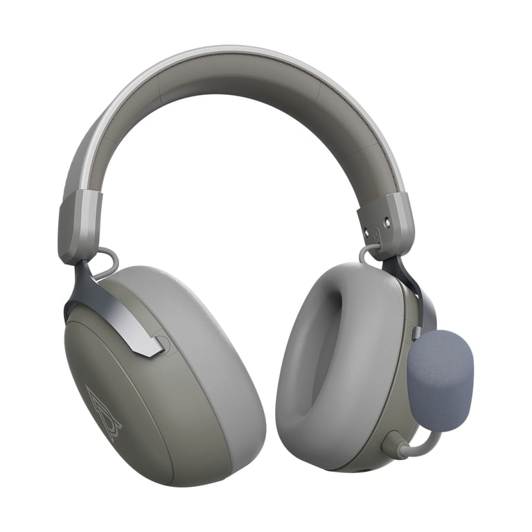 Навушники Ajazz AHM08 MAX 3-Mode Grey (AHM08-MAX-GW) - фото 4