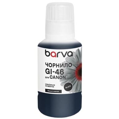 Чорнило Barva Canon GI-46 135 мл, OneKey, special, pigment, black (CGI46-903e) - фото 1