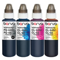 Чорнило Barva Canon PG-445BK pigm + CL-446C/M/Y 4x100 мл, special (CPG445-100-MP) - фото 1