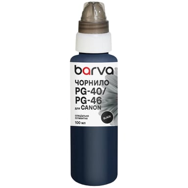 Чорнило Barva Canon PG-40/PG-46/PG-84 100 мл, special pigment, black (C40-294e) - фото 1