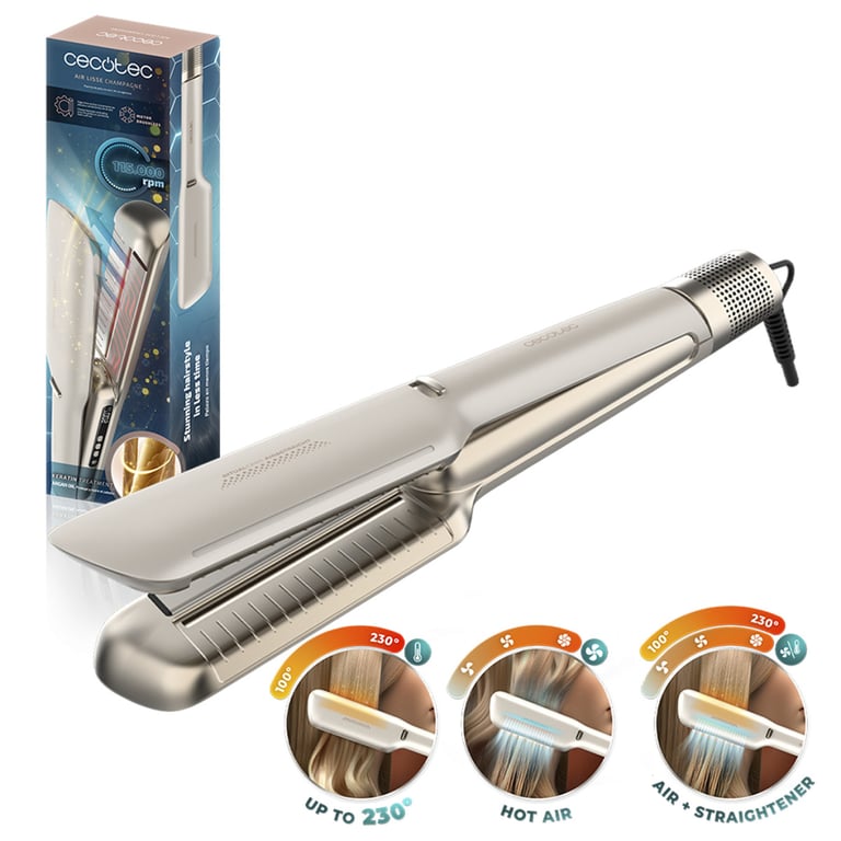 Стайлер Cecotec Air Lisse Champagne (A01_EU01_100989) - фото 8