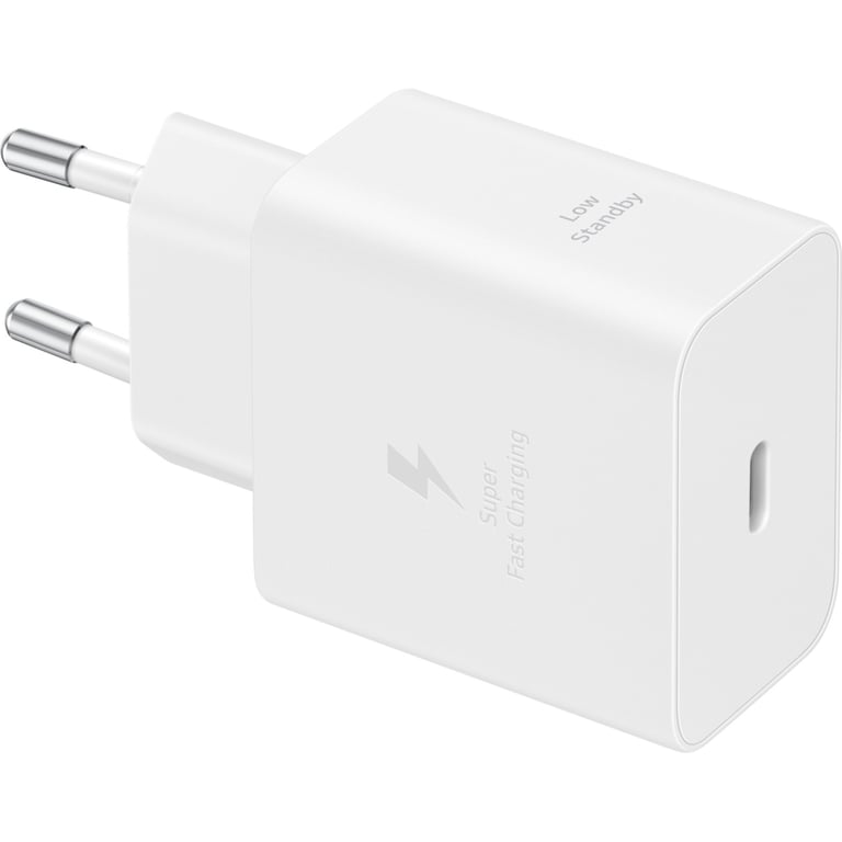Зарядний пристрій Samsung USB-C 45W + cable USB-C to USB-C white (EP-T4511XWEGEU) - фото 2
