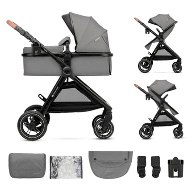 Коляска Kinderkraft 2 в 1 Esme Grey (KSESME00GRY2000) (5902533929658) - фото 1