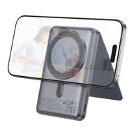 Батарея універсальна HOCO 5000mAh Title PD/20W Magnetic with stand + mini wallet Grey (Q46 / 714988) - фото 3