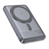 Батарея універсальна HOCO 5000mAh Title PD/20W Magnetic with stand + mini wallet Grey (Q46 / 714988) - фото 4