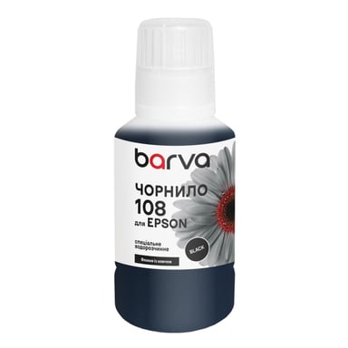 Чорнило Barva Epson 108 140 мл, black special, OneKey (E108-1009) - фото 1